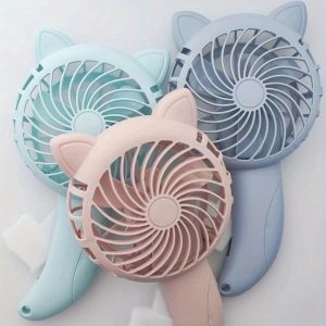 Portable Cute Handheld Fan - Manual Operation, Perfect for Travel and Home Use