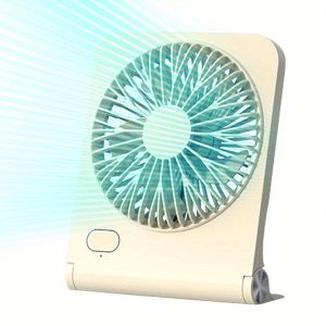 Desk Fan Silent, 3 Speeds USB Fan 2000mAh Rechargeable Battery Fan Last 4-16h Working Portable Fan, 120??Adjustable Mini Fan 36dB Table Cooling Fan for Bedroom, Office, Library, School